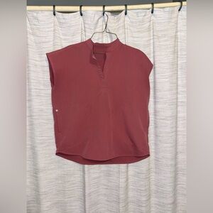 Figs women mauve Rafaela top